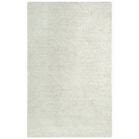 Alora декор Trace 5 '7'6 Геометрично сиво слонова кост мощност-равен килим