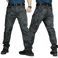 Howd Men Camo Multi-Pockets Бързо сухо на открито спортни тактически панталони товарни панталони