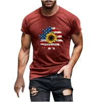 Суитчъри за мъже ежедневни кръгли шия 3D цифров печат пуловер фитнес спортни къси панталони ръкави тениска блуза юли ризи за мъже на клирънс