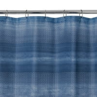 Даш синьо геометрични печатни Полиестерен плат душ завеса, мулти, 70 72 от съблазнителен създаване на дома
