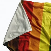 Просто Дейзи Пансексуална Гордост Флаг Хвърлят Одеяло