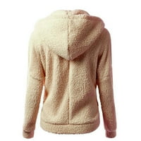 Strungten жени пуловерно палто зимно топло вълнено палто от памучно палто с цип