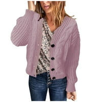 Пуловери за жени на открито модна домашна ваканция дамски пуловери розов размер xxl