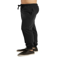 Анцуг-Мъжки Активен основен мек стреч Тери тренировка бегач панталони анцуг с джобове