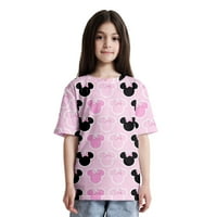 Мики Маус И Приятели Отпечатани Тениска С Къс Ръкав За Деца Възрастни, Мики Маус Ежедневни Блузи