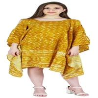 Moomaya отпечатано студено рамо кафтан прикрийте за жени Sundress Caftan рокля