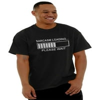 SARCASM Зареждане, моля изчакайте мъжки графични тениски тийнейджъри Brisco Brands x