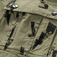 jsaierl товарни къси панталони за мъже спокойни годни мулти джобове къси панталони на открито военни къси панталони удобни за пътуване с товари къси панталони